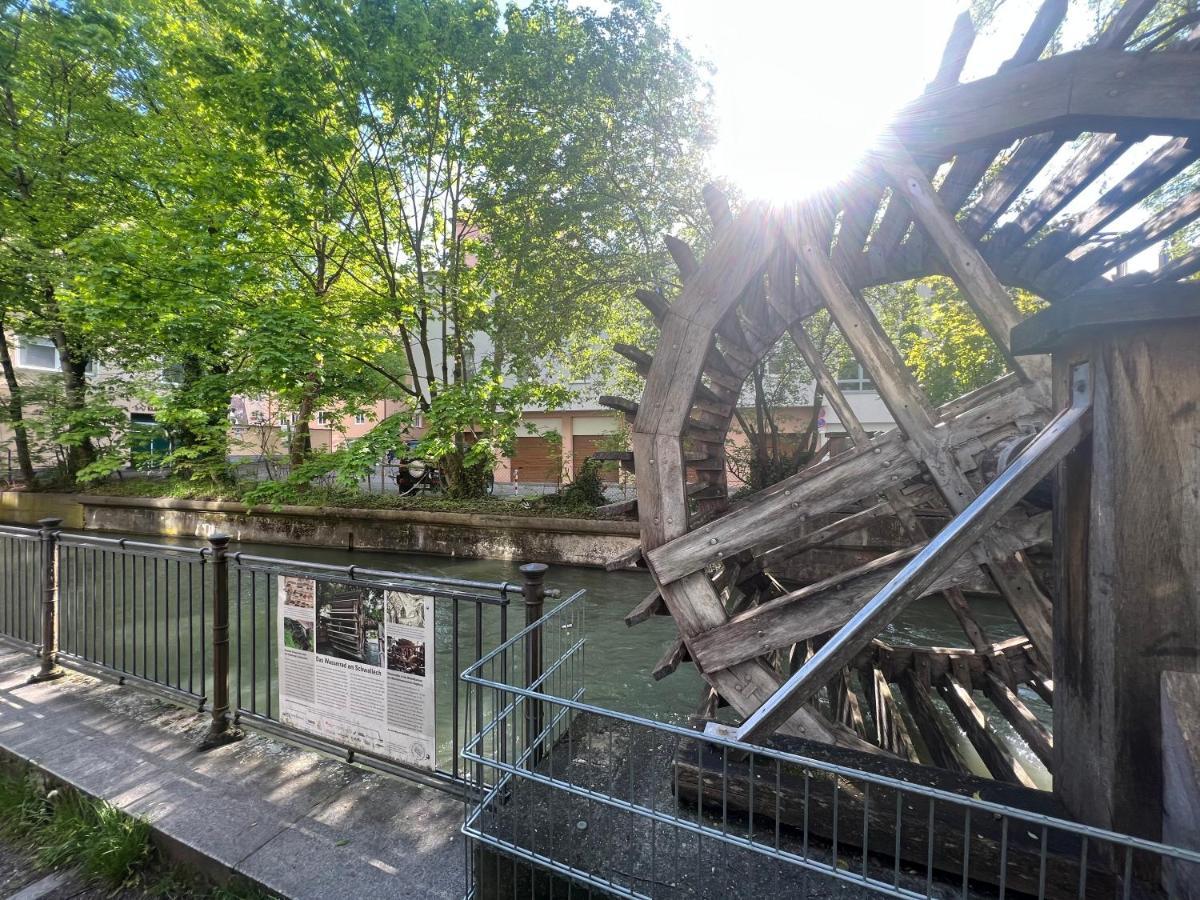 Liboria I Als Gruppe Im Denkmal Augsburgs Daire Dış mekan fotoğraf